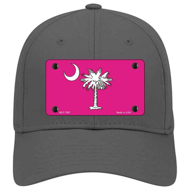 South Carolina Flag Pink Novelty License Plate Hat