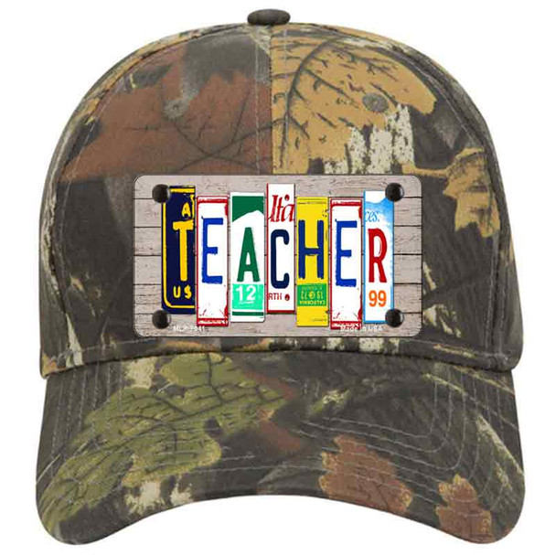 Teacher Wood License Plate Art Novelty License Plate Hat