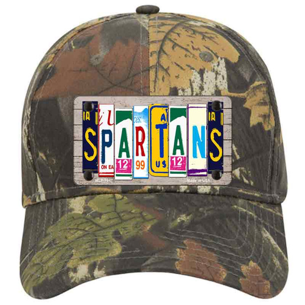 Spartans Wood License Plate Art Novelty License Plate Hat