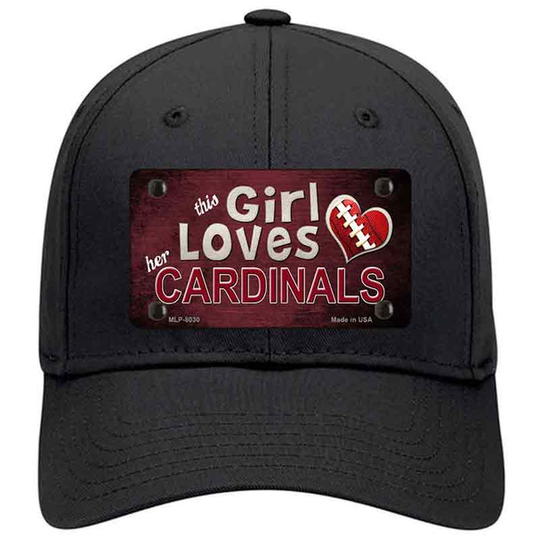 This Girl Loves Her Cardinals Novelty License Plate Hat