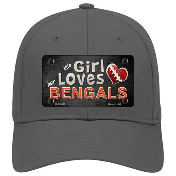 This Girl Loves Her Bengals Novelty License Plate Hat