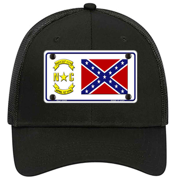 Confederate Flag North Carolina Novelty License Plate Hat