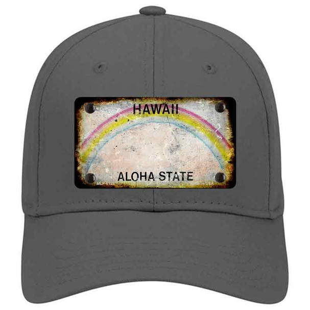 Hawaii Rusty Blank Novelty License Plate Hat