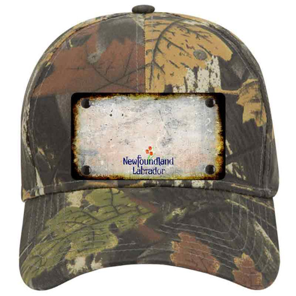 New Foundland Rusty Blank Novelty License Plate Hat