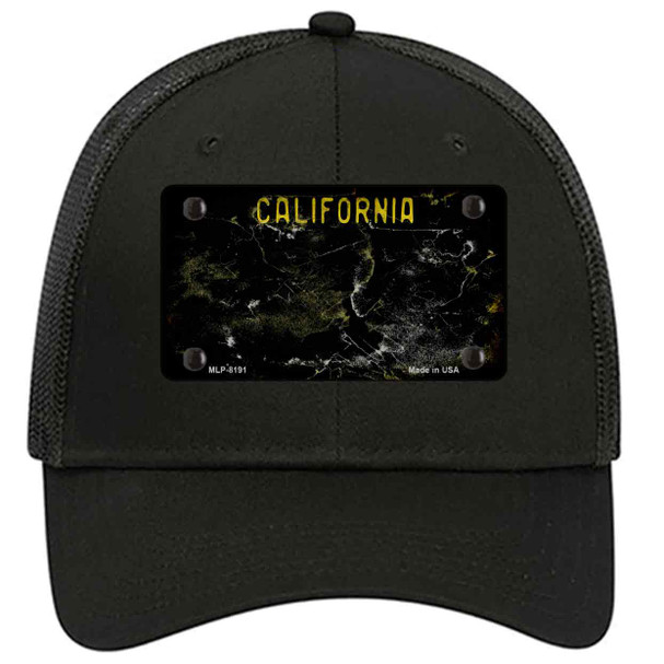 California Black Rusty Blank Novelty License Plate Hat