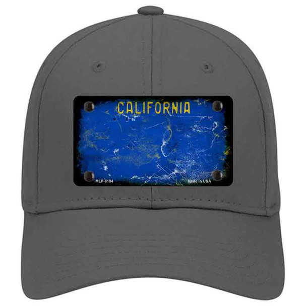 California Blue Rusty Blank Novelty License Plate Hat
