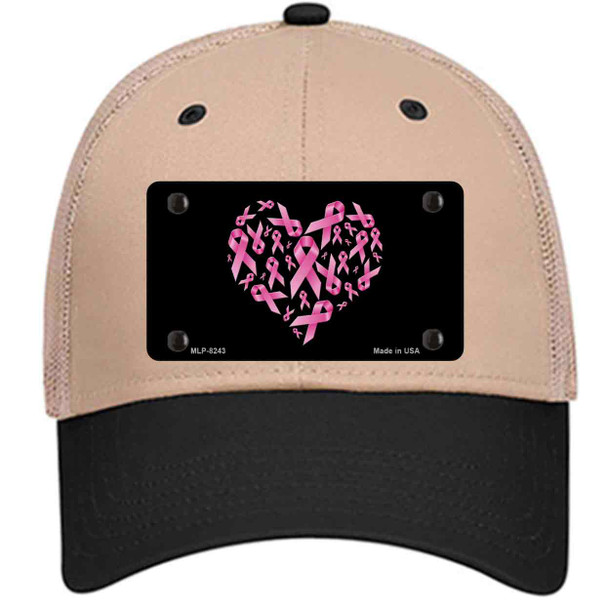 Pink Ribbons Novelty License Plate Hat