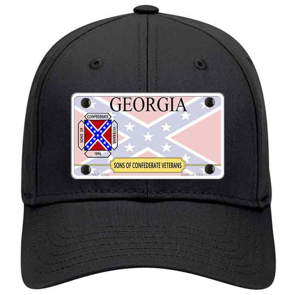 Georgia Sons Of Confederate Novelty License Plate Hat