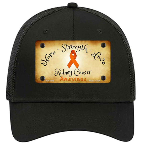 Kidney Cancer Ribbon Novelty License Plate Hat