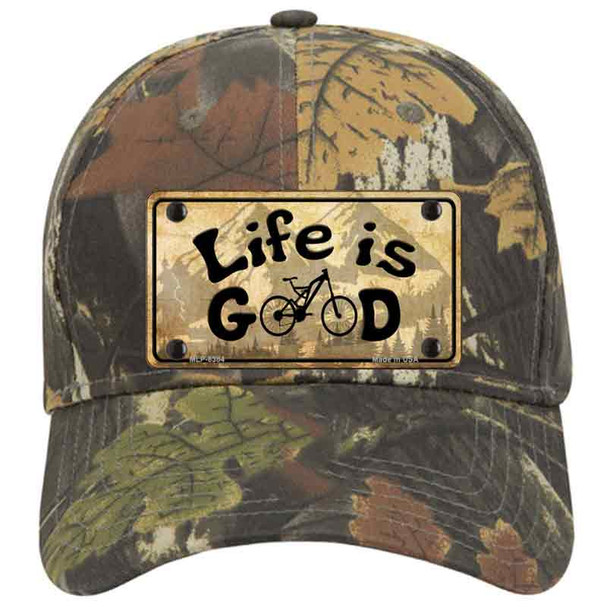 Life Is Good Novelty License Plate Hat