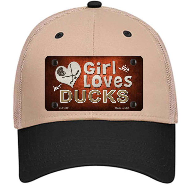 This Girl Loves Her Ducks Novelty License Plate Hat