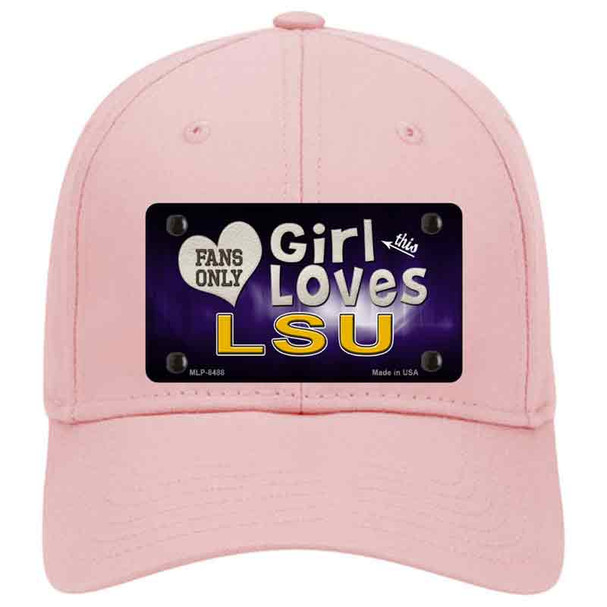 This Girl Loves LSU Novelty License Plate Hat