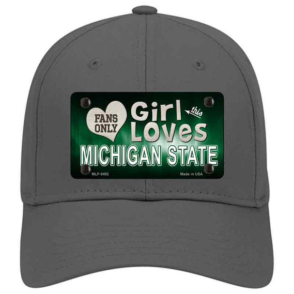 This Girl Loves Michigan State Novelty License Plate Hat