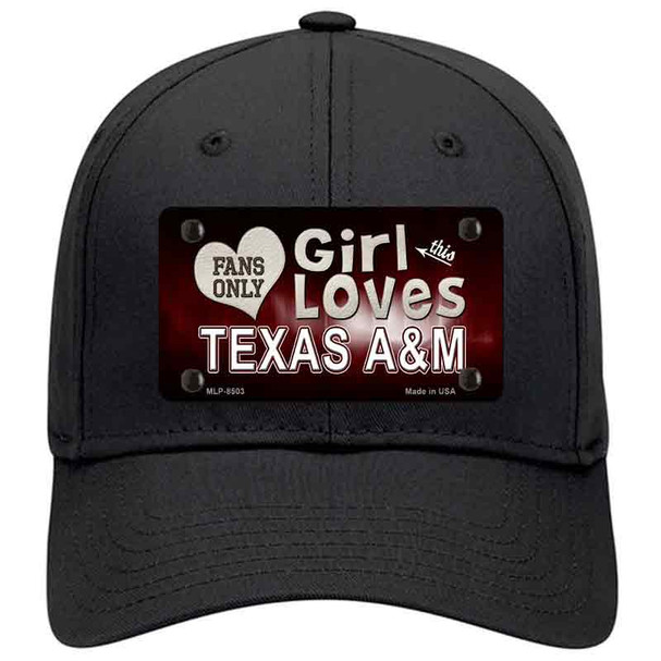 This Girl Loves Texas A&M Novelty License Plate Hat