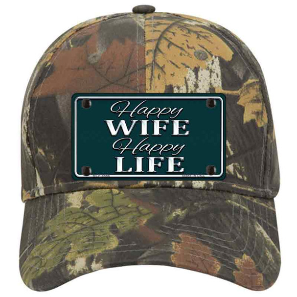 Happy Wife Happy Life Novelty License Plate Hat