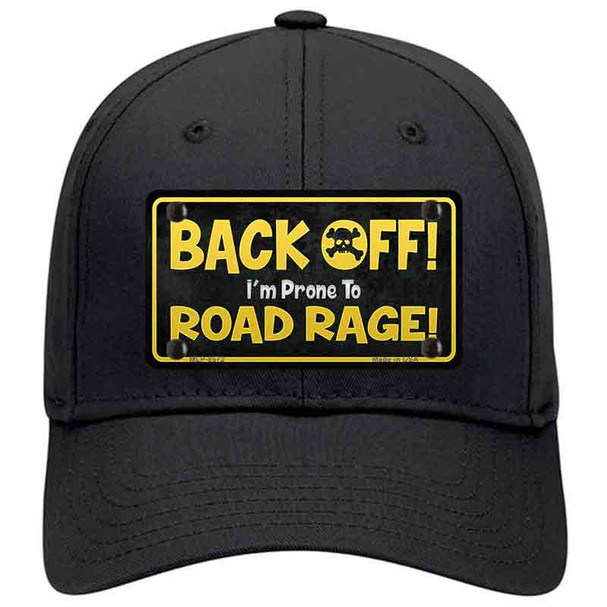 Back Off Road Rage Novelty License Plate Hat