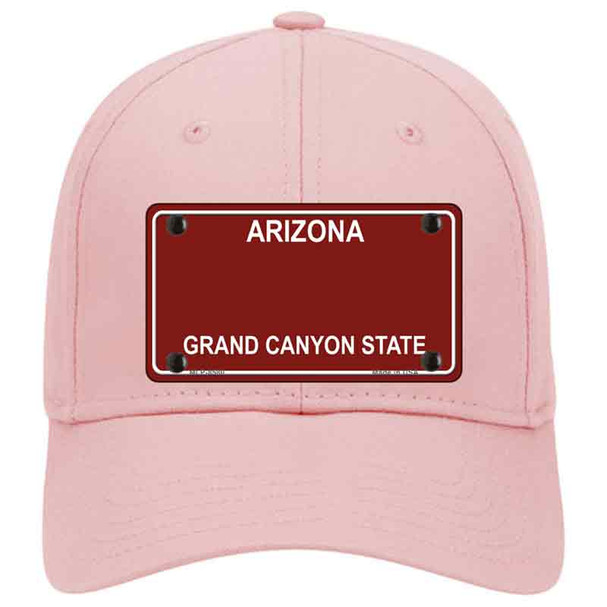 Arizona Red Novelty License Plate Hat