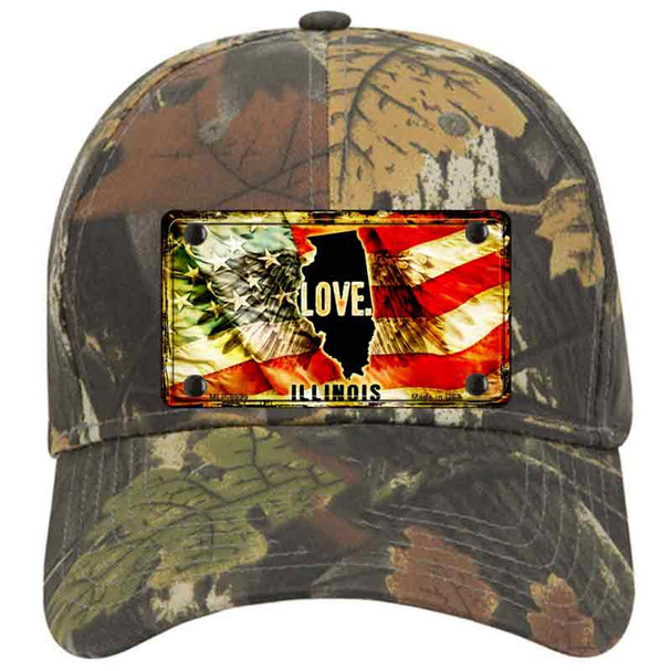 Illinois Love Novelty License Plate Hat