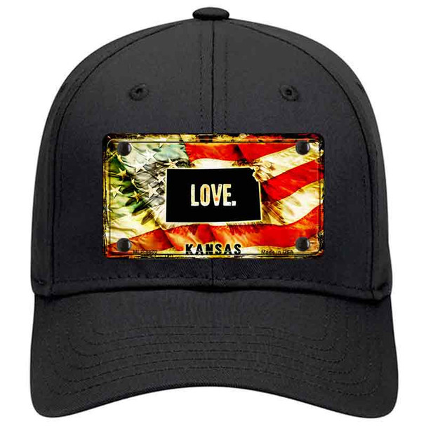 Kansas Love Novelty License Plate Hat