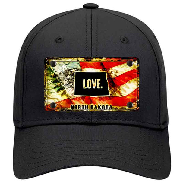 North Dakota Love Novelty License Plate Hat