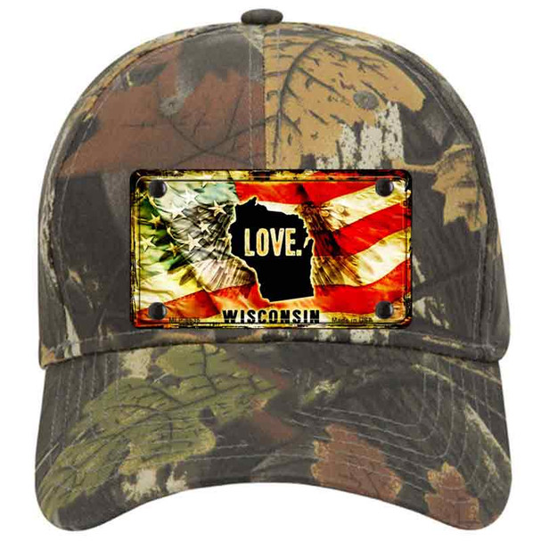 Wisconsin Love Novelty License Plate Hat