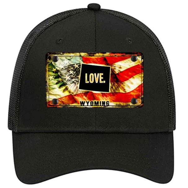 Wyoming Love Novelty License Plate Hat