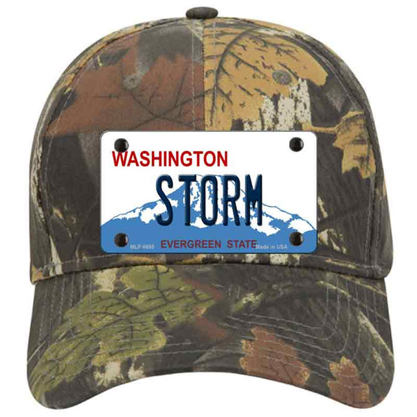 Storm Washington Novelty License Plate Hat