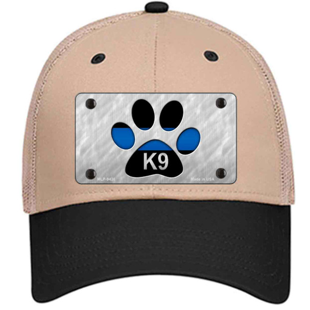 Thin Blue Line Paw K-9 Novelty License Plate Hat