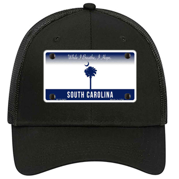 South Carolina I Breathe Blank Novelty License Plate Hat