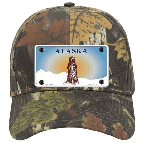 Alaska Bear Blank Novelty License Plate Hat