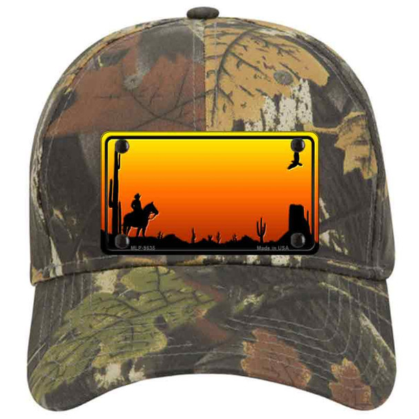 Cowboy Blank Scenic Novelty License Plate Hat