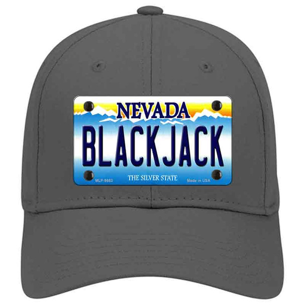 Black Jack Nevada Novelty License Plate Hat