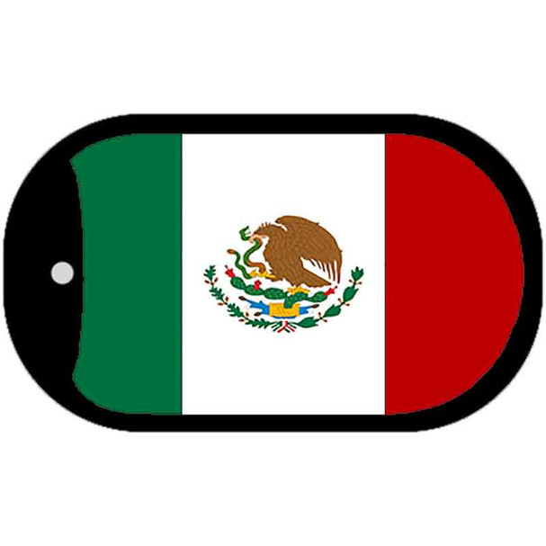 Mexico Flag Metal Novelty Dog Tag Necklace DT-523