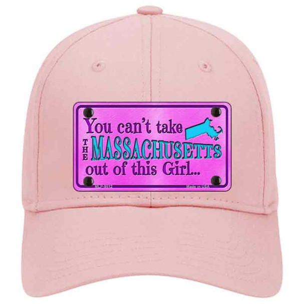 Massachusetts Girl Novelty License Plate Hat