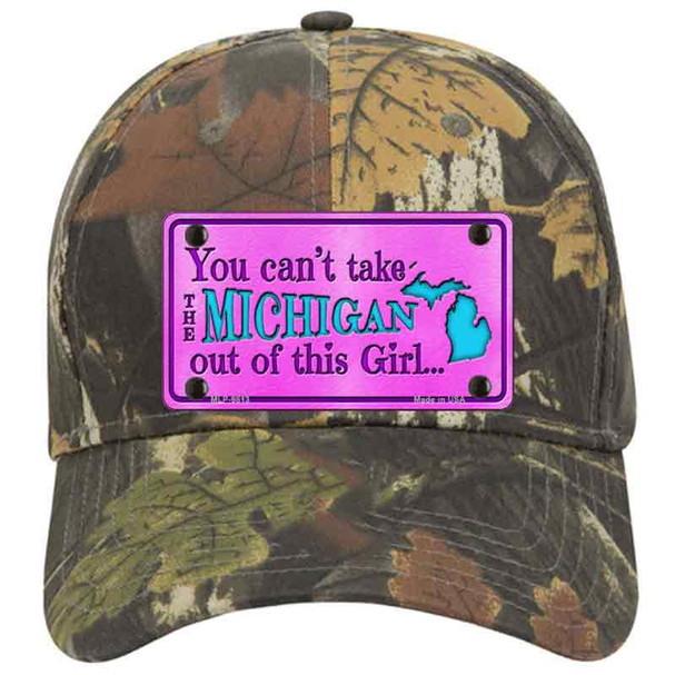 Michigan Girl Novelty License Plate Hat