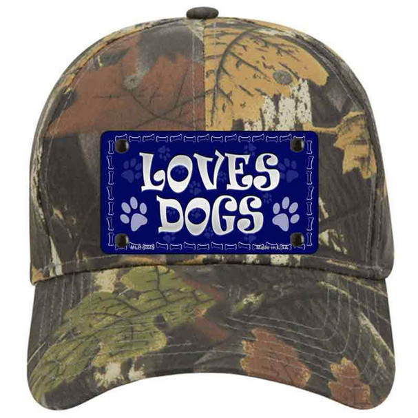 Loves Dogs Novelty License Plate Hat