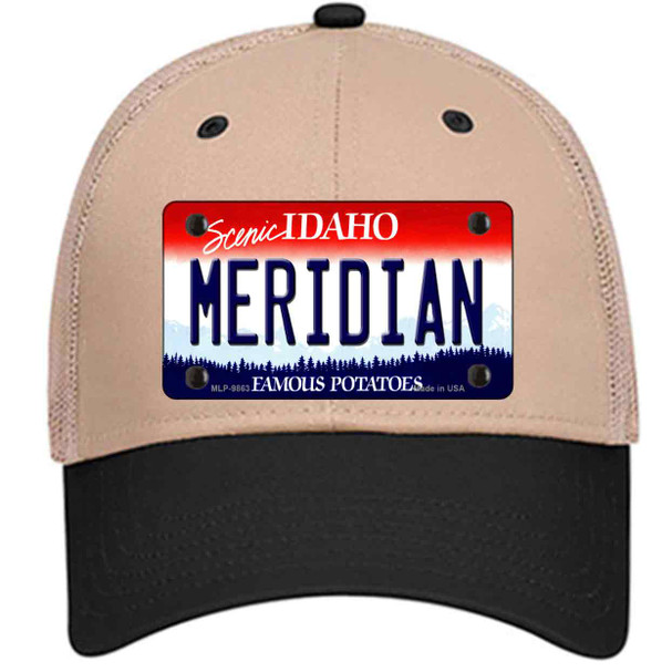 Meridian Idaho Novelty License Plate Hat
