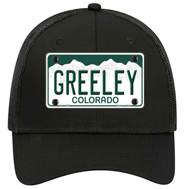 Greeley Colorado Novelty License Plate Hat