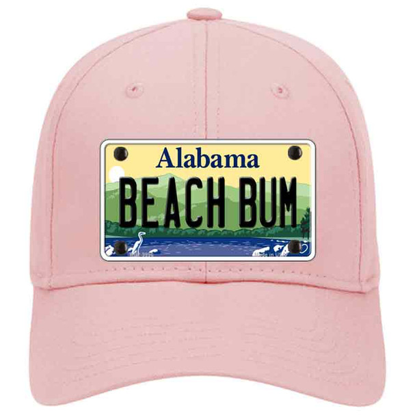 Beach Bum Alabama Novelty License Plate Hat