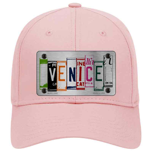 Venice License Plate Art Brushed Chrome Novelty License Plate Hat Tag