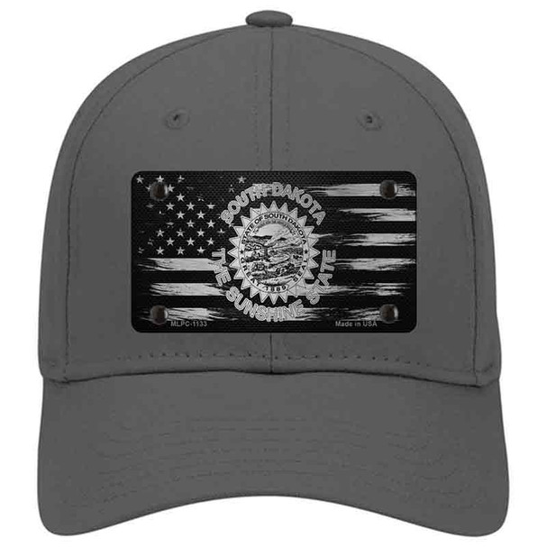 South Dakota Carbon Fiber Novelty License Plate Hat
