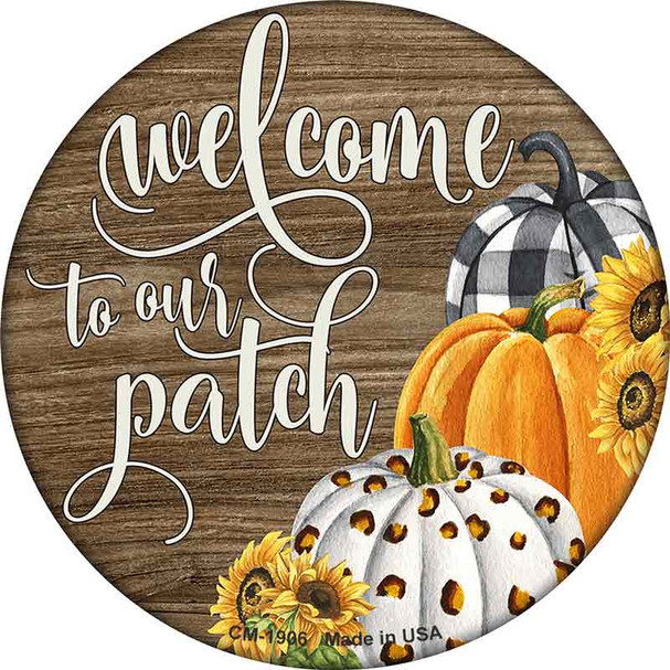 Welcome To Our Patch Novelty Circle Coaster Set of 4