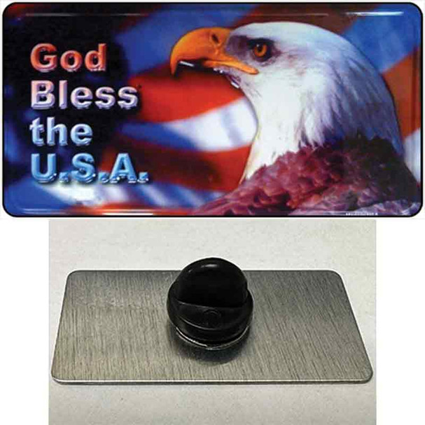 God Bless USA Eagle Wholesale Novelty Metal Hat Pin