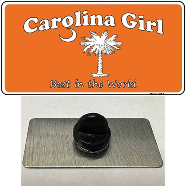 Carolina Girl Orange Wholesale Novelty Metal Hat Pin