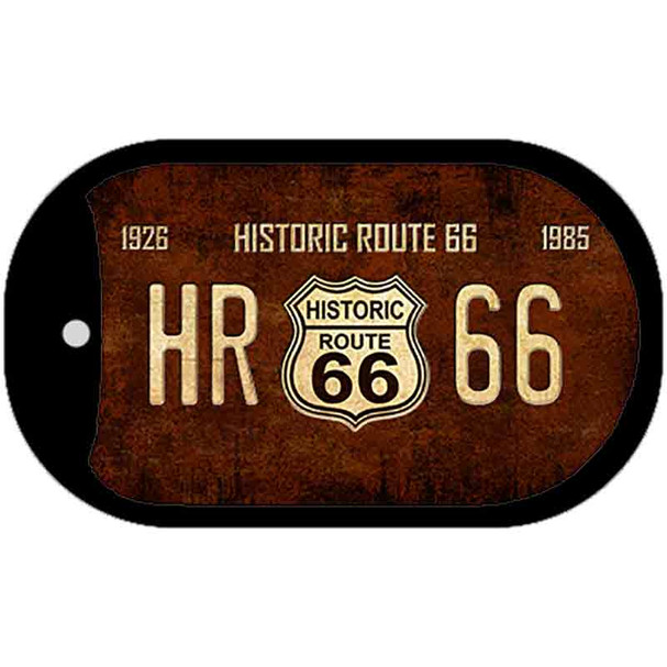 Historic Route 66 Metal Novelty Dog Tag Necklace DT-8569