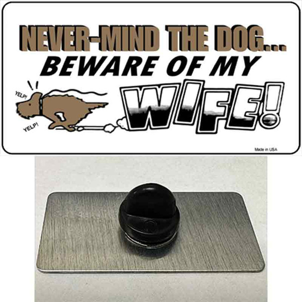Beware Of My Wife Wholesale Novelty Metal Hat Pin