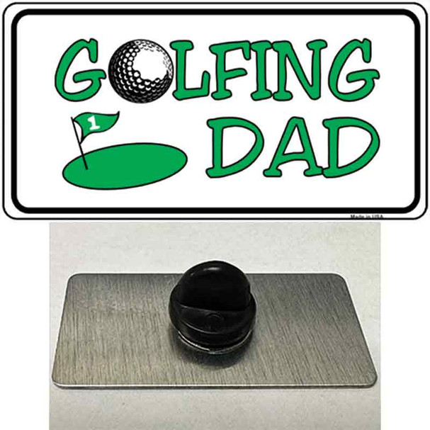 Golfing Dad Wholesale Novelty Metal Hat Pin