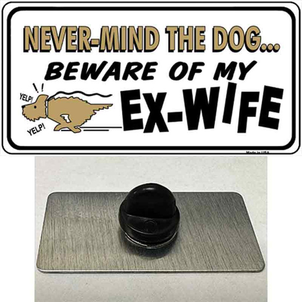 Beware Of My Ex-Wife Wholesale Novelty Metal Hat Pin