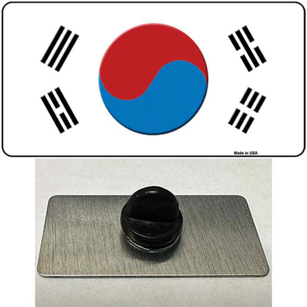 South Korea Flag Wholesale Novelty Metal Hat Pin