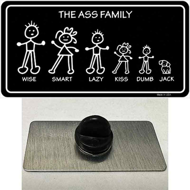The Ass Family Wholesale Novelty Metal Hat Pin